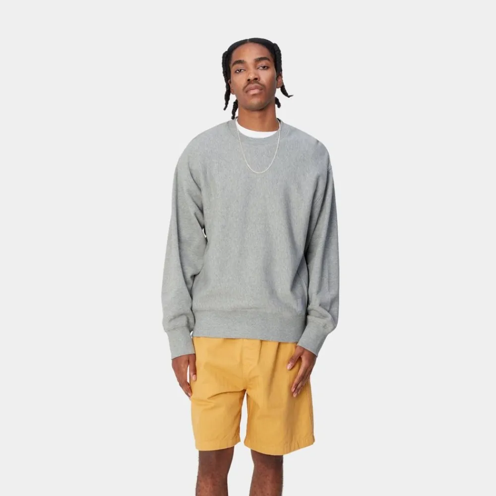 Mænd Carhartt WIP Dawson Sweatshirt | Gra Lyng