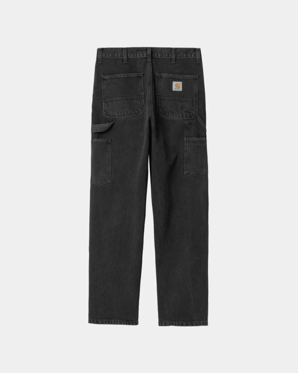 Mænd Carhartt WIP Dobbelt Knaebukser - Denim | Sort (Stenvasket)