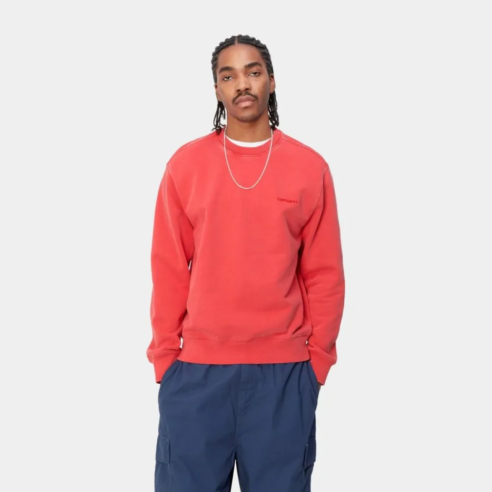 Mænd Carhartt WIP Duster Script Sweatshirt | Samba