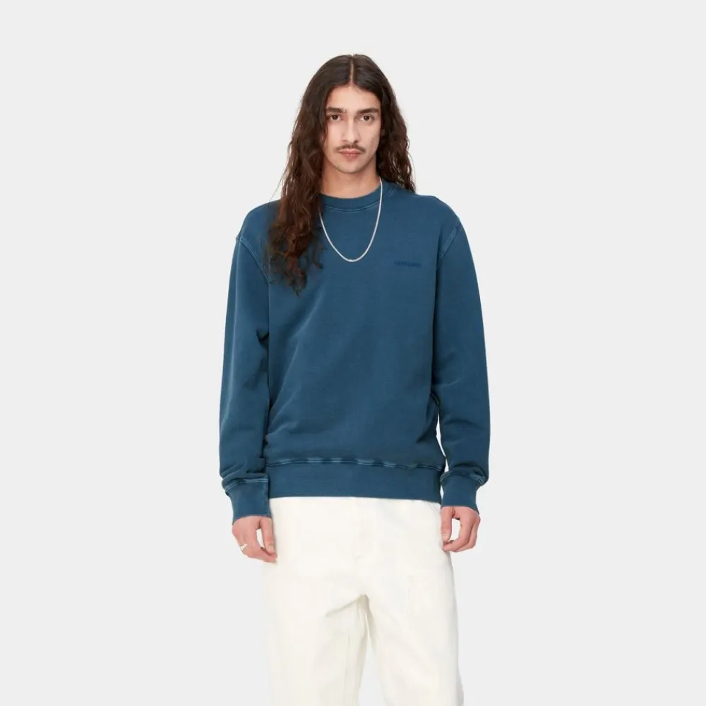 Mænd Carhartt WIP Duster Script Sweatshirt | Aeldre