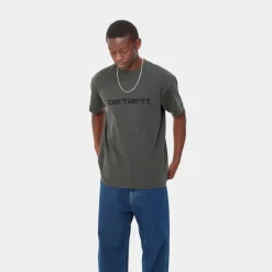Mænd Carhartt WIP Duster T-Shirt | Sort (Beklaedningsgenstand Farvet)