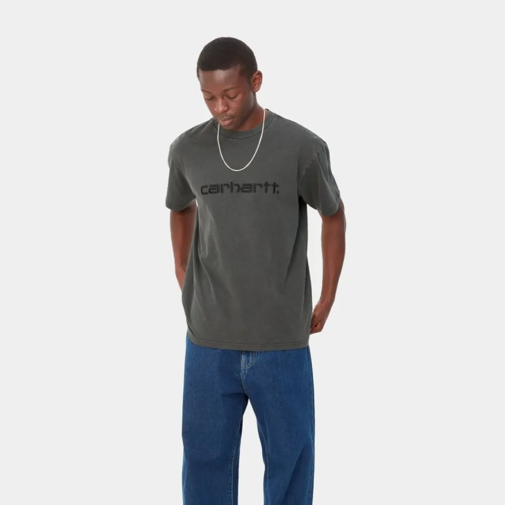 Mænd Carhartt WIP Duster T-Shirt | Sort (Beklaedningsgenstand Farvet)