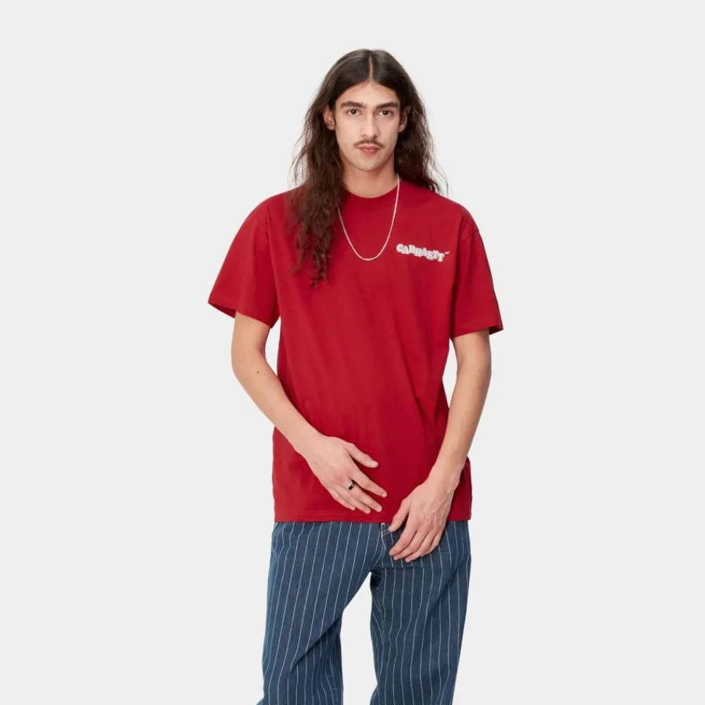 Mænd Carhartt WIP Fastfood T-Shirt | Samba