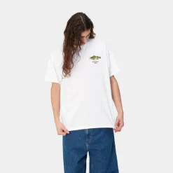 Mænd Carhartt WIP Fisk T-Shirt | Hvid