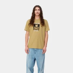 Mænd Carhartt WIP Fixed Bugs T-Shirt | Agat