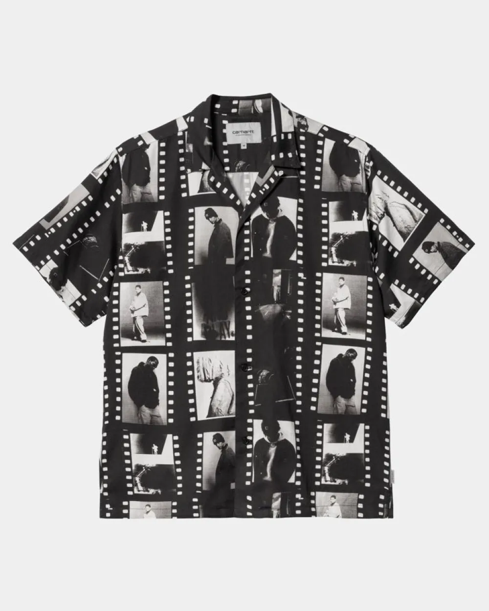 Mænd Carhartt WIP Foto Strip Print Skjorte | Sort Hvid