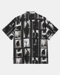 Mænd Carhartt WIP Foto Strip Print Skjorte | Sort Hvid