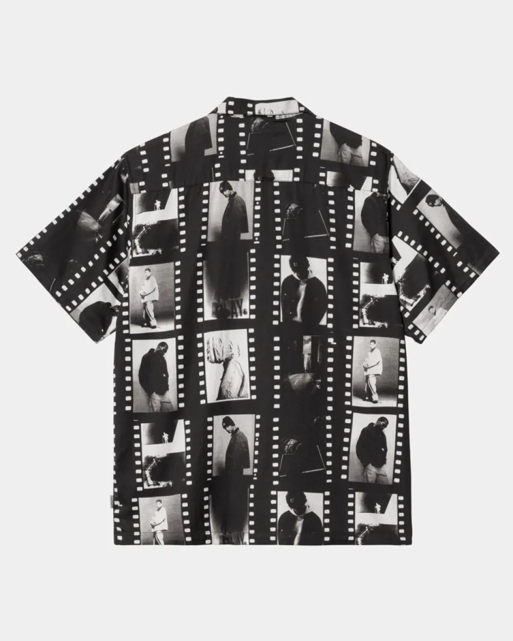 Mænd Carhartt WIP Foto Strip Print Skjorte | Sort Hvid