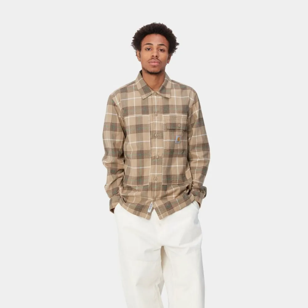 Mænd Carhartt WIP Hadley Ternet Skjorte | Laeder