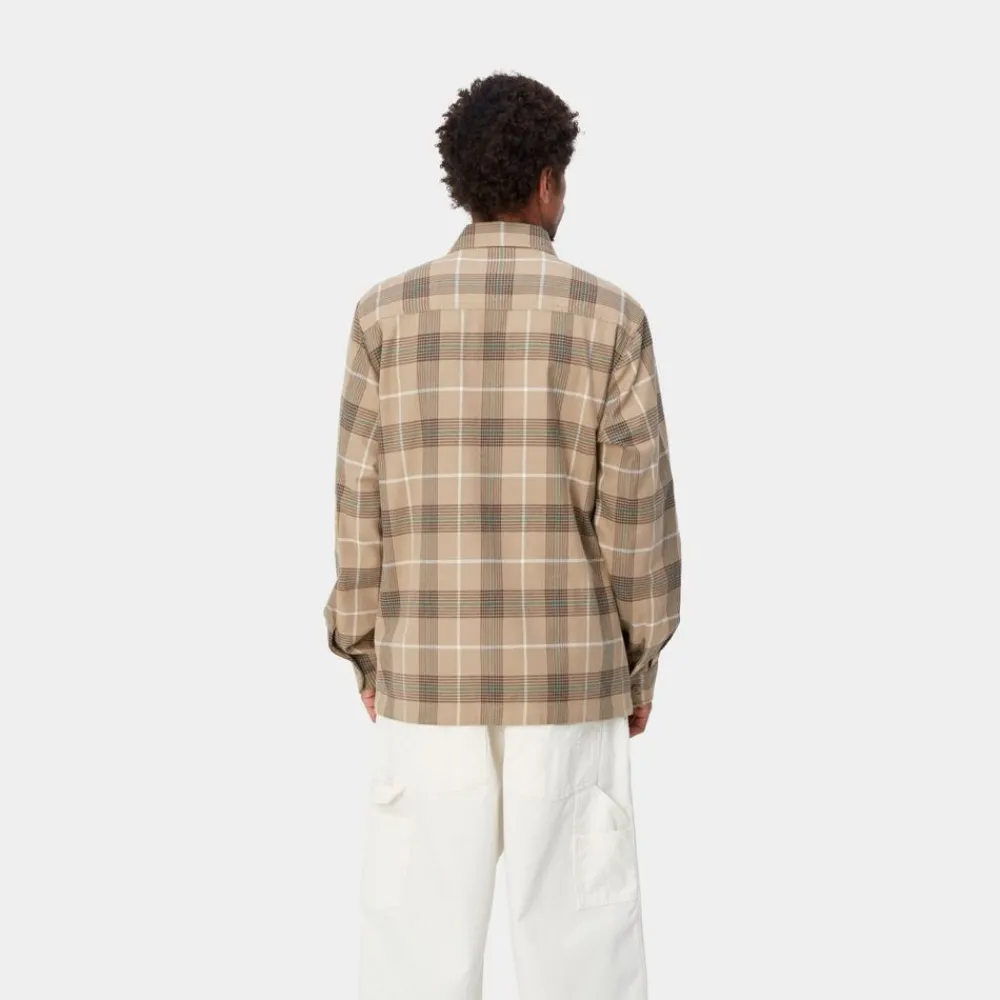 Mænd Carhartt WIP Hadley Ternet Skjorte | Laeder