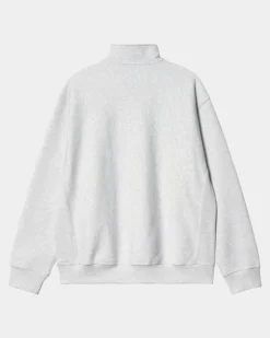 Mænd Carhartt WIP Half Zip American Script Sweatshirt | Ask Heather