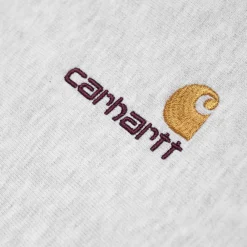 Mænd Carhartt WIP Half Zip American Script Sweatshirt | Ask Heather