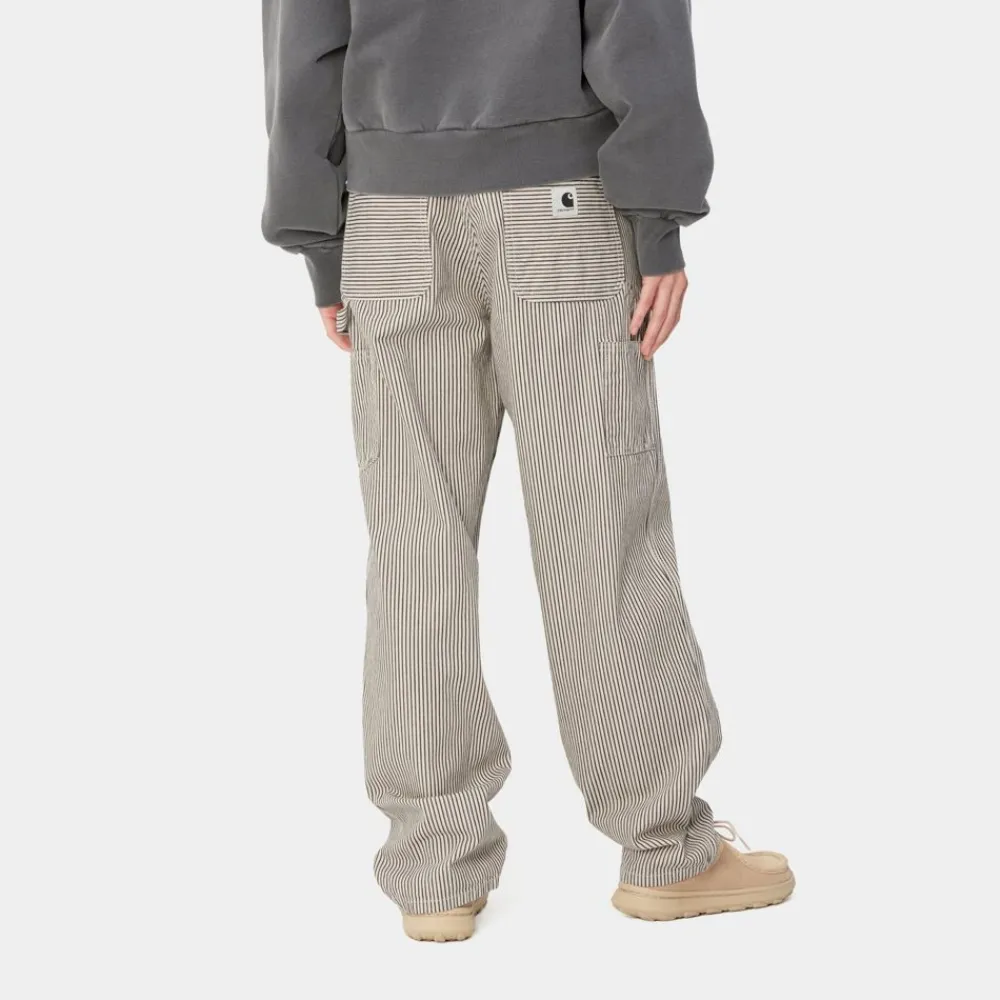 Kvinder Carhartt WIP Haywood Stripe Single Knee Buks | Voks / Sort