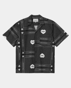 Mænd Carhartt WIP Hjerte Skjorte Med Bandanatryk | Sort