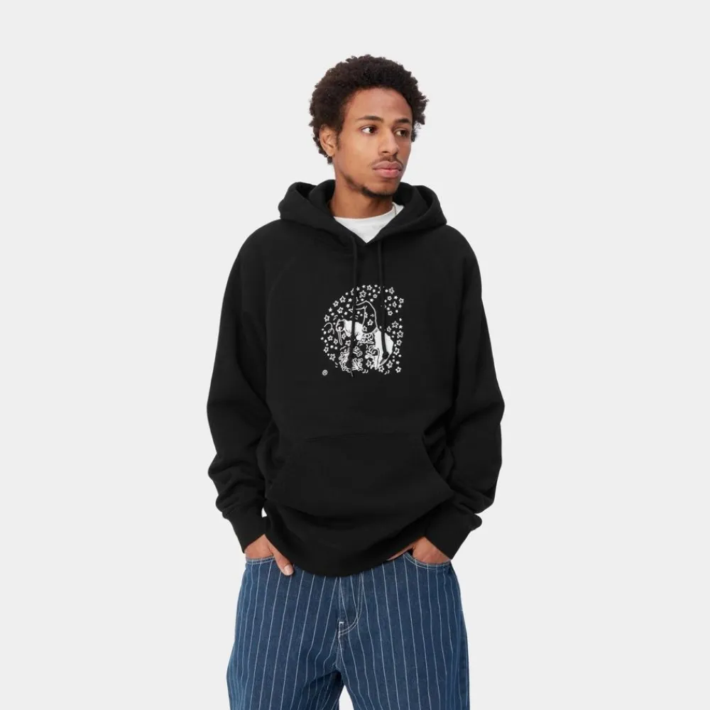Mænd Carhartt WIP Hocus Pocus Sweatshirt Med Haette | Sort Hvid