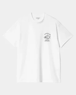 Mænd Carhartt WIP Ikoner T-Shirt | Hvid Sort