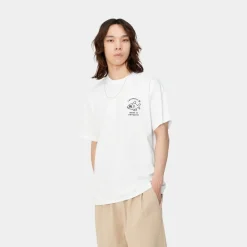 Mænd Carhartt WIP Ikoner T-Shirt | Hvid Sort