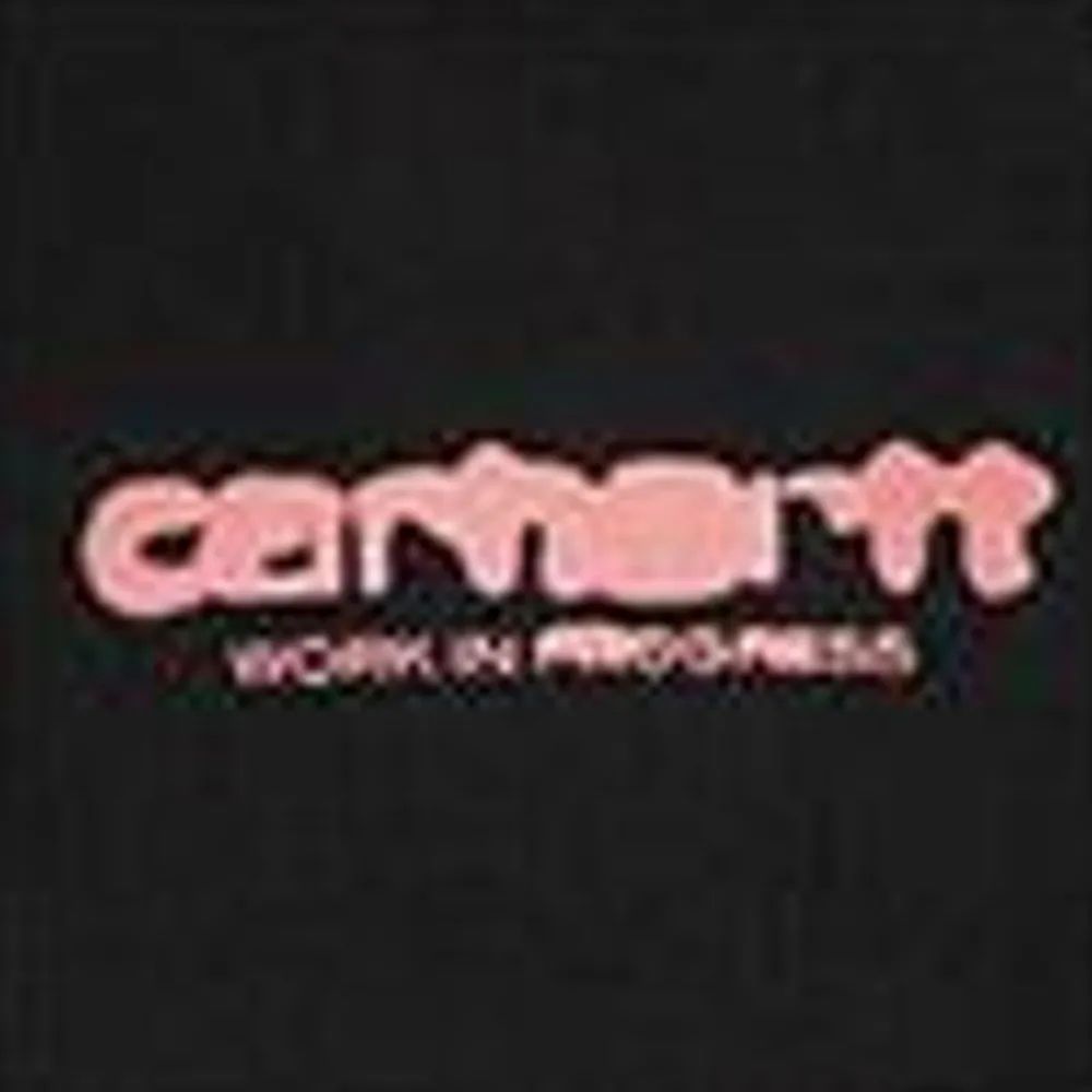 Mænd Carhartt WIP Ink Bleed Sweatshirt | Sort/Pink (Stenvasket)