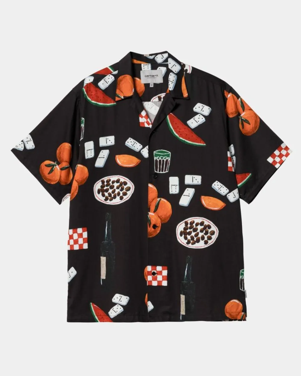 Mænd Carhartt WIP Isis Maria Skjorte Med Middagstryk | Sort