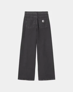 Kvinder Carhartt WIP Jane Pant | Sort (Heavy Stone Vask)