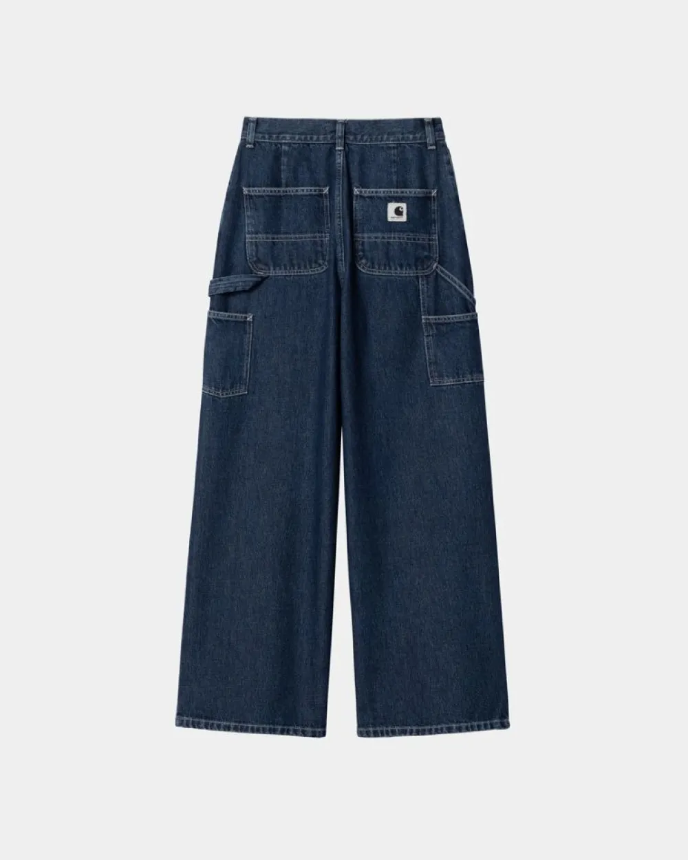 Kvinder Carhartt WIP Jens Pant | Bla (Stenvasket)