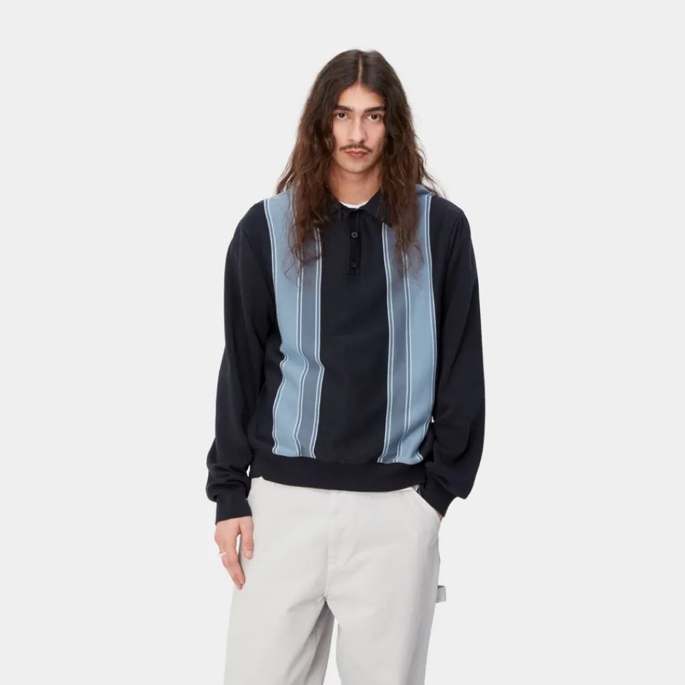 Mænd Carhartt WIP Kendricks Polo | Dark Navy