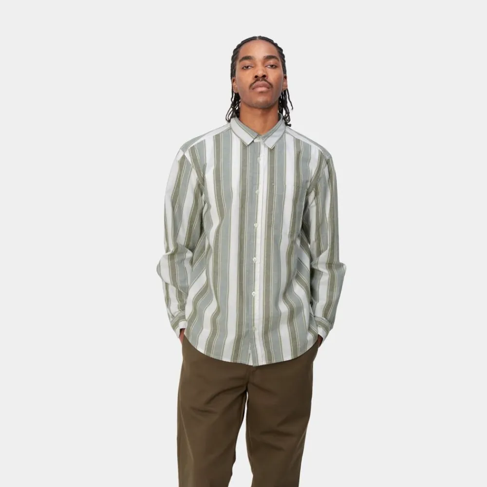 Mænd Carhartt WIP Kendricks Stripe Shirt | Dundee / Park