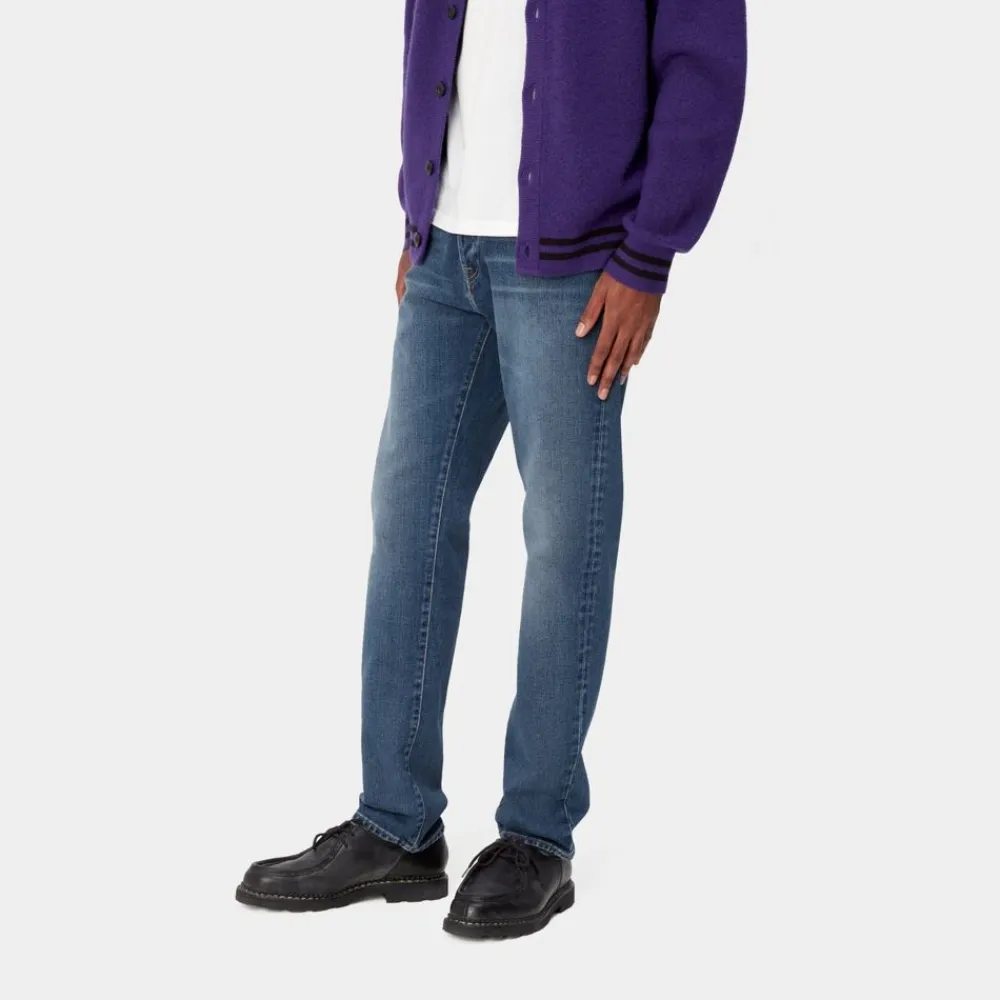 Mænd Carhartt WIP Klondike Pant - Maitland Denim | Bla (Mork Brugt Vask)