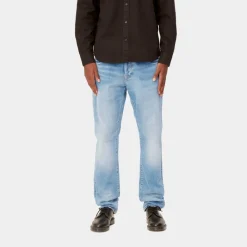 Mænd Carhartt WIP Klondike Pant - Maitland Denim | Bla (Let Brugt Vask)