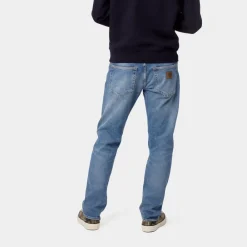Mænd Carhartt WIP Klondike Pant - Stretch Denim | Bla (Slidt Bleget)
