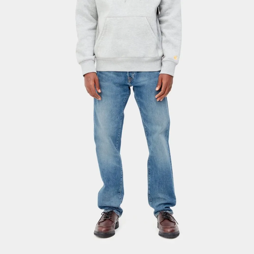 Mænd Carhartt WIP Klondike Pant - Stretch Denim | Bla (Middel Brugt Vask)