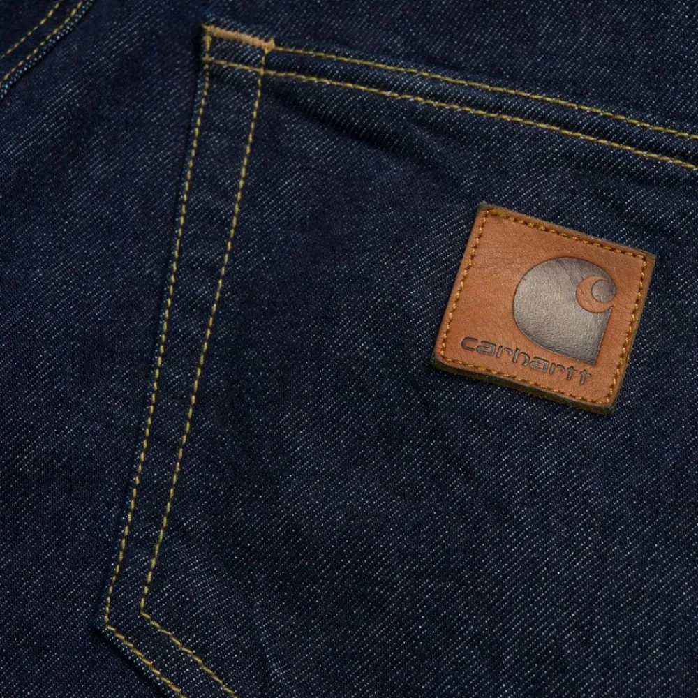 Mænd Carhartt WIP Klondike Pant - Stretch Denim | Bla (Skyllet)