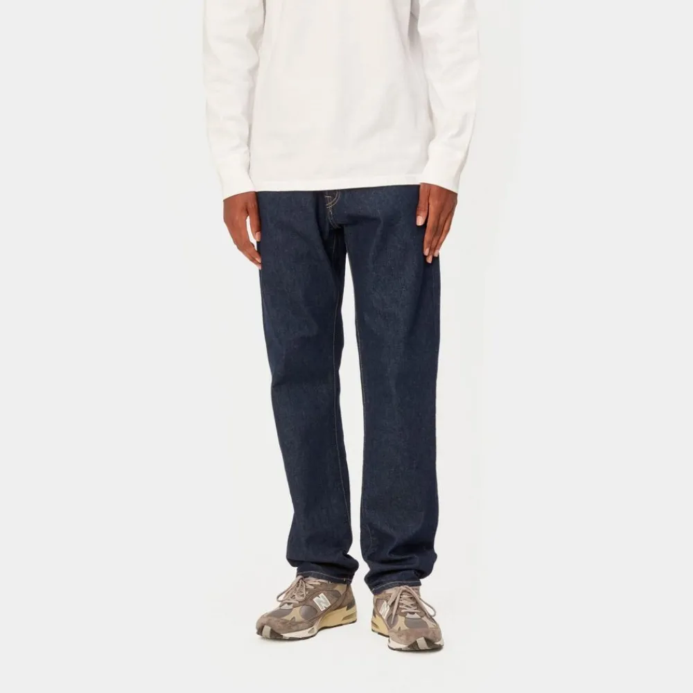 Mænd Carhartt WIP Klondike Pant - Stretch Denim | Bla (Skyllet)