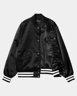 Kvinder Carhartt WIP Kvinder Klasse 89 Bomberjakke | Sort