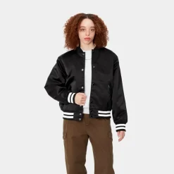 Kvinder Carhartt WIP Kvinder Klasse 89 Bomberjakke | Sort