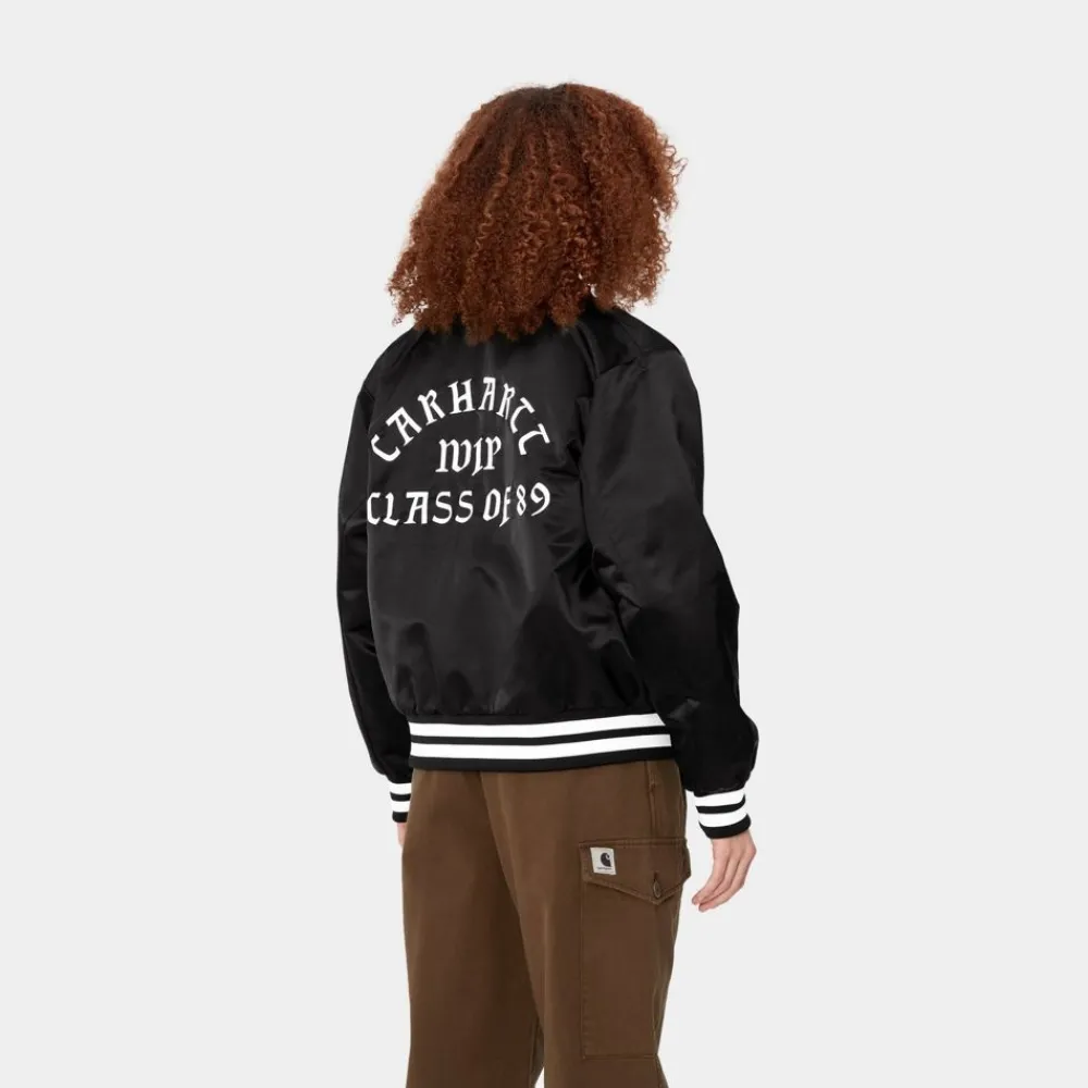 Kvinder Carhartt WIP Kvinder Klasse 89 Bomberjakke | Sort