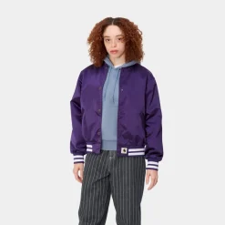 Kvinder Carhartt WIP Kvinder Klasse 89 Bomberjakke | Tyrian