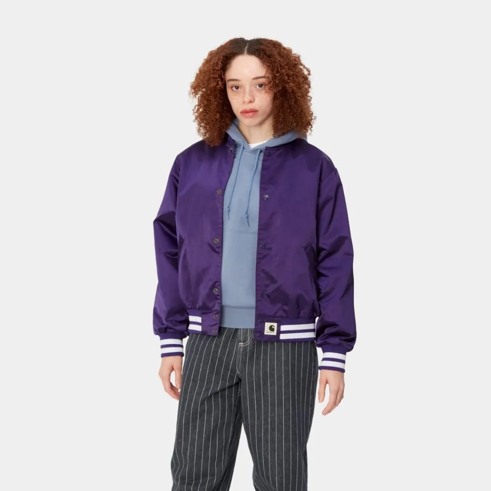 Kvinder Carhartt WIP Kvinder Klasse 89 Bomberjakke | Tyrian