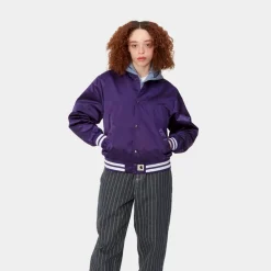 Kvinder Carhartt WIP Kvinder Klasse 89 Bomberjakke | Tyrian