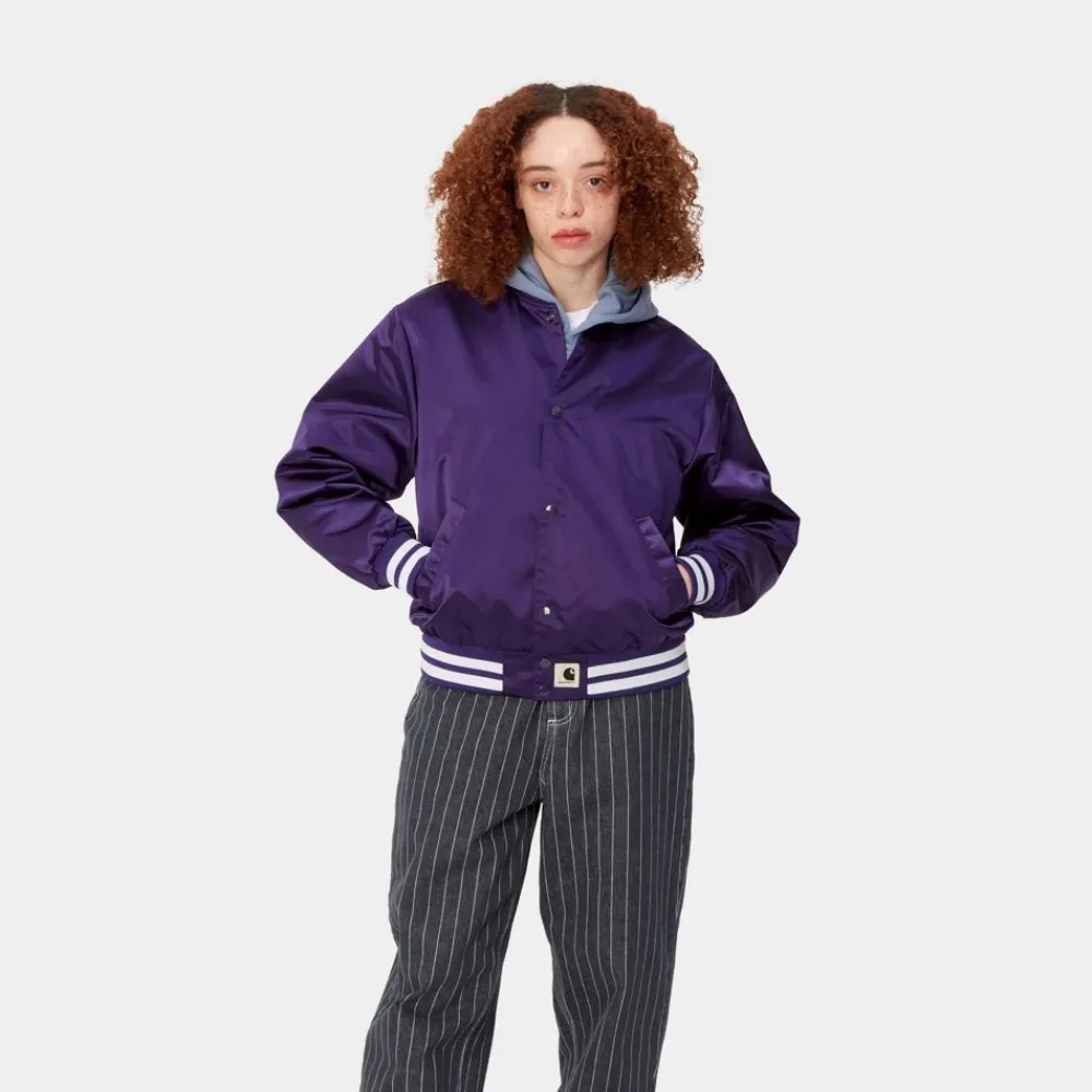 Kvinder Carhartt WIP Kvinder Klasse 89 Bomberjakke | Tyrian