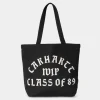 Carhartt WIP Laerred Grafisk Tote | Sort / Tonic Klasse Af 89 Print