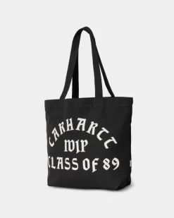 Carhartt WIP Laerred Grafisk Tote | Sort / Tonic Klasse Af 89 Print