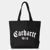 Mænd Carhartt WIP Laerred Grafisk Tote Stor | Sort Onyx Print