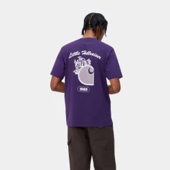Mænd Carhartt WIP Lille Hellraiser T-Shirt | Tyrian