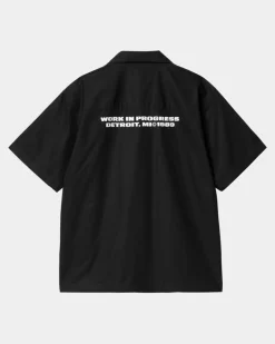 Mænd Carhartt WIP Link Script Skjorte | Sort