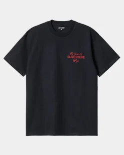 Mænd Carhartt WIP Mekanik T-Shirt | Dark Navy