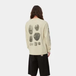 Mænd Carhartt WIP Mimetolith Langaermet T-Shirt | Beryl / Flint