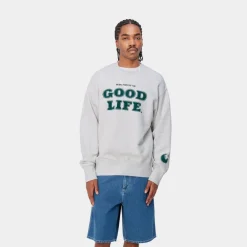 Mænd Carhartt WIP Mist Sweatshirt | Ask Heather