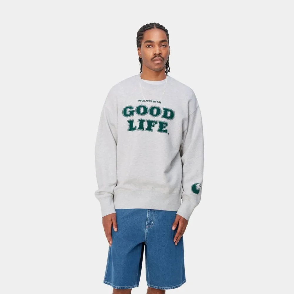 Mænd Carhartt WIP Mist Sweatshirt | Ask Heather