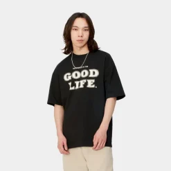 Mænd Carhartt WIP Mist T-Shirt | Sort